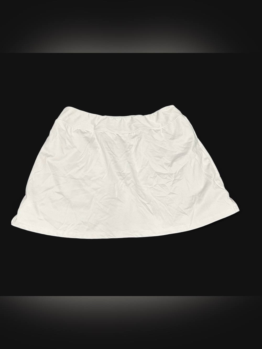 Women's White A-Line Skirt